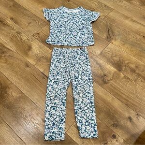 GAP Blue and White  Floral Design pant set